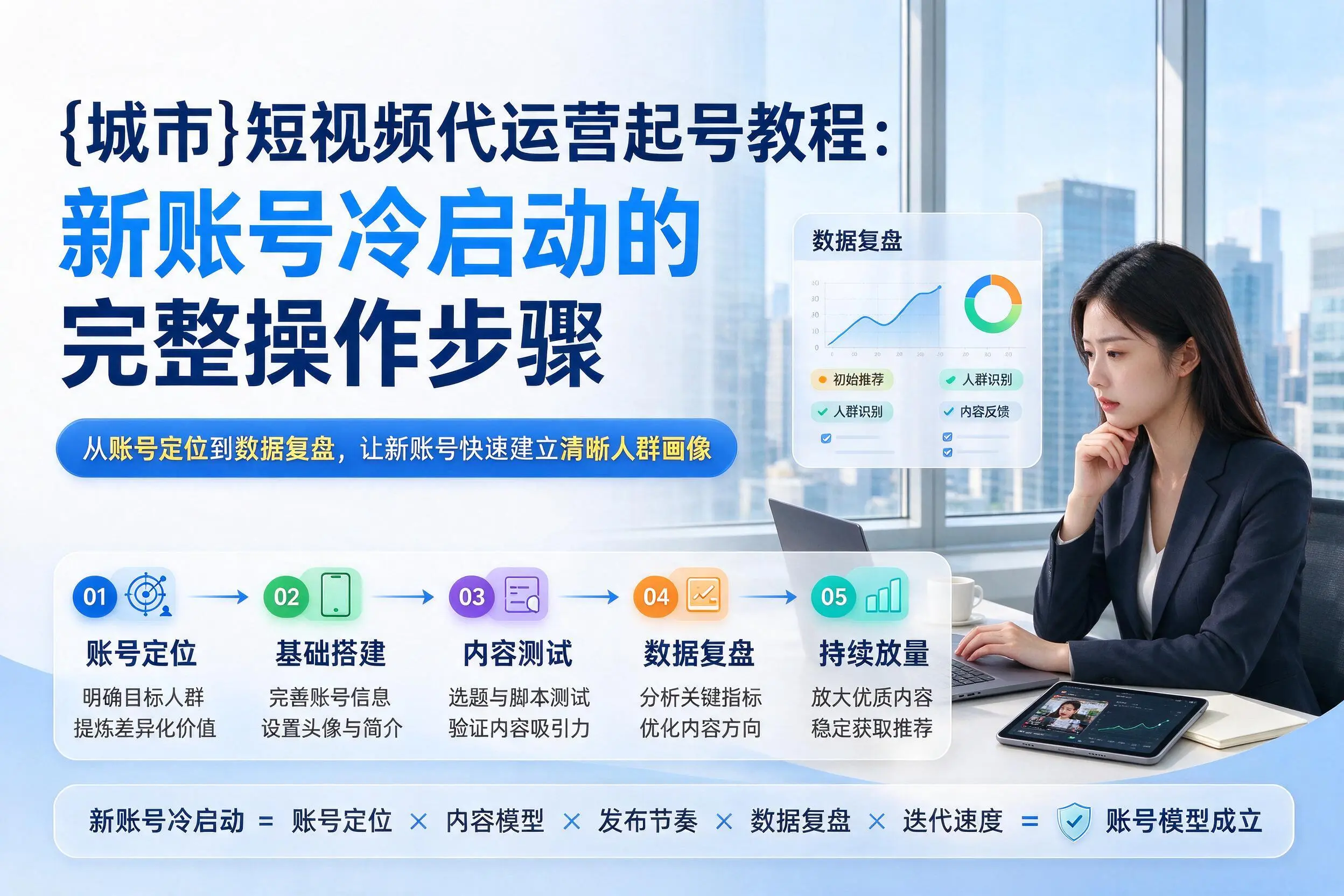 德宏短视频代运营起号教程：新账号冷启动的完整操作步骤