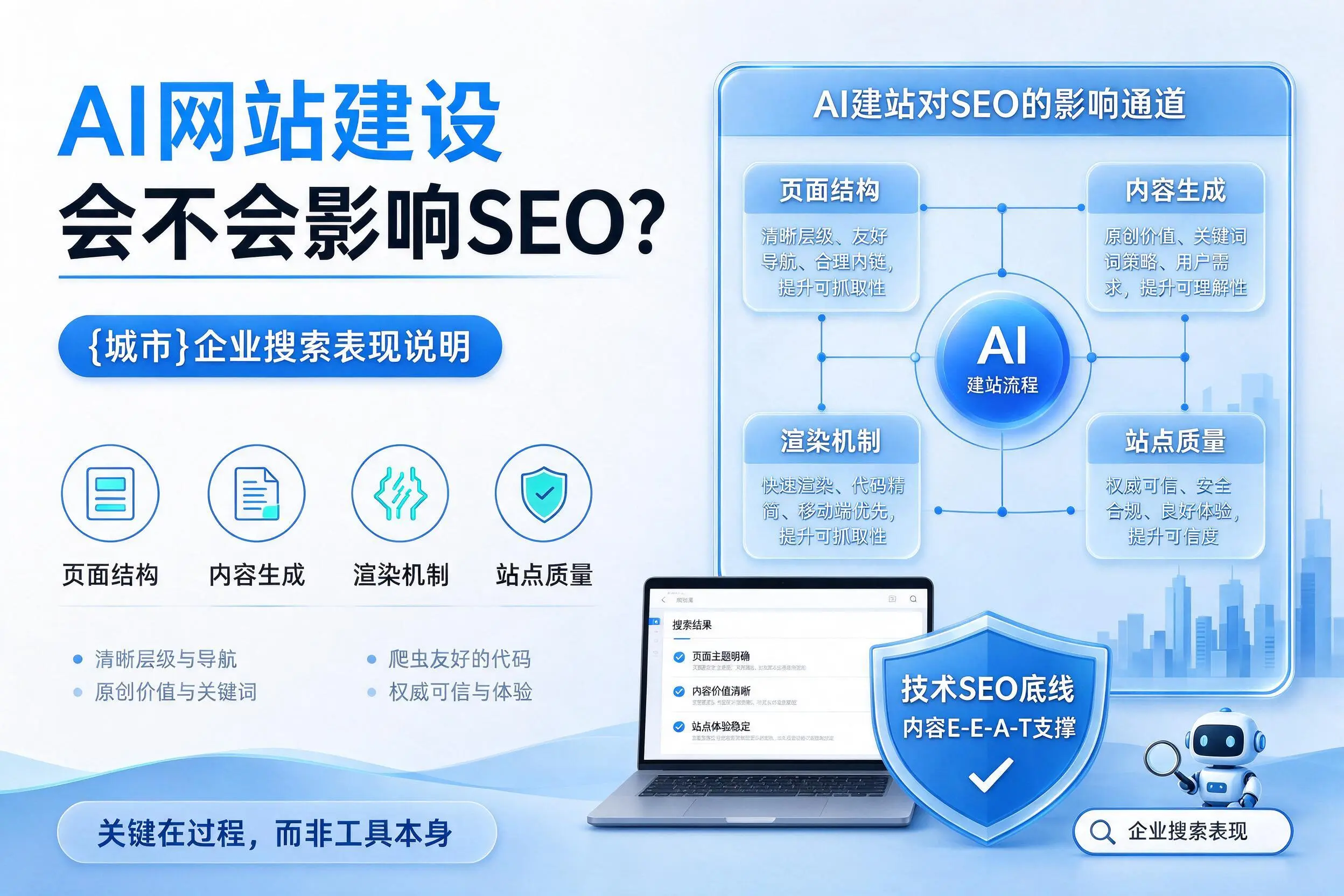 AI网站建设会不会影响SEO?德宏企业搜索表现说明