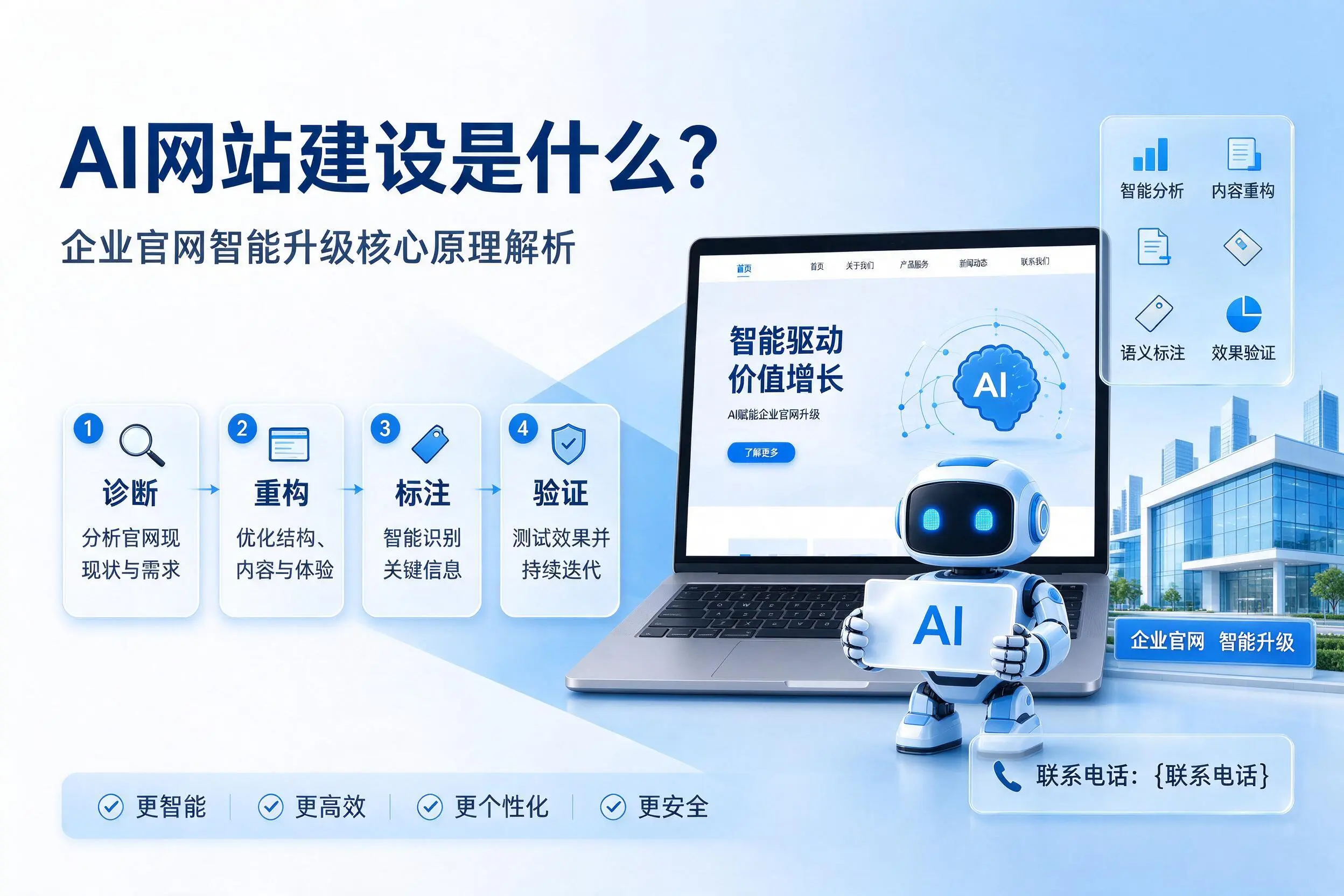 AI网站建设是什么？德宏企业官网智能升级核心原理解析