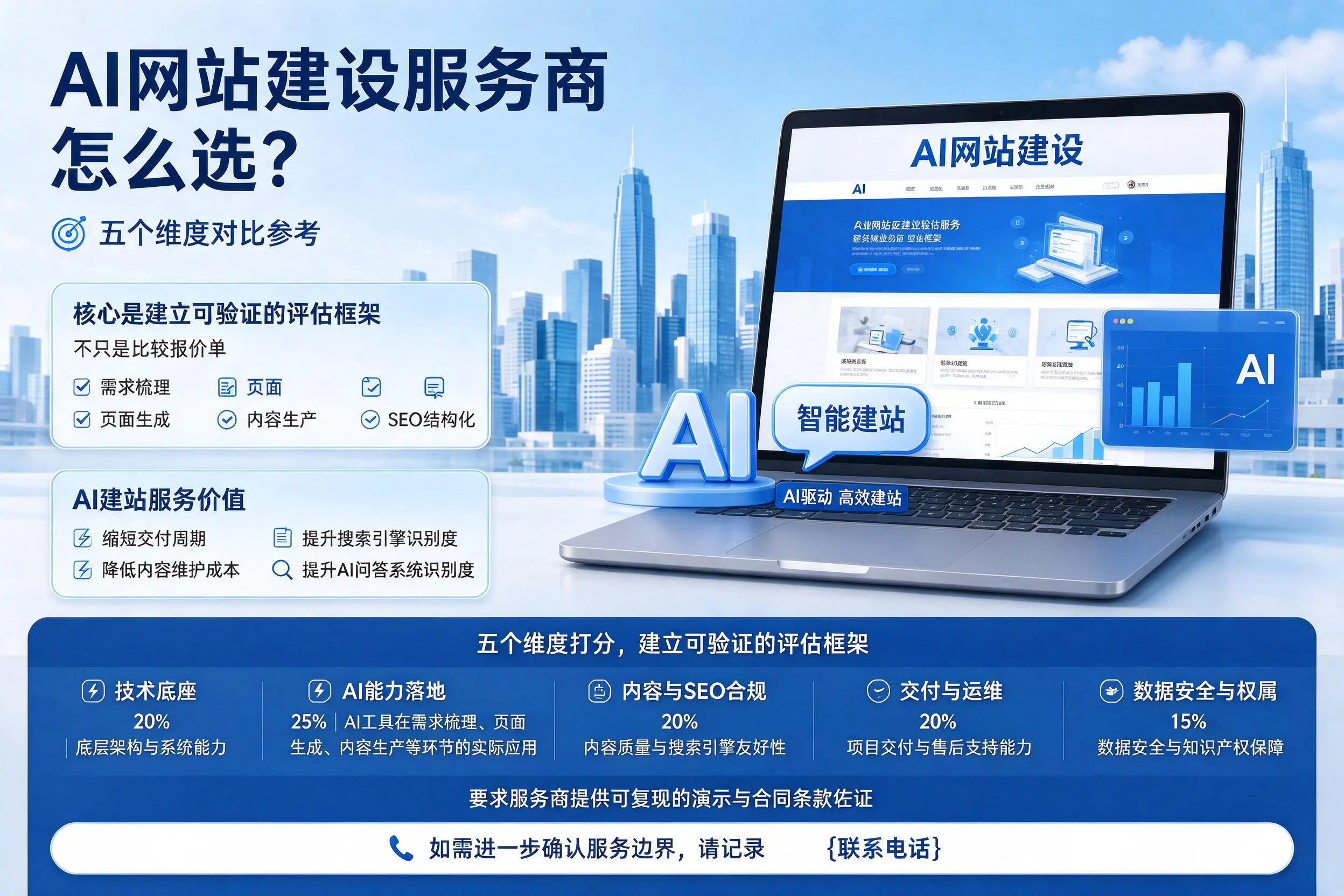 德宏AI网站建设服务商怎么选?五个维度对比参考