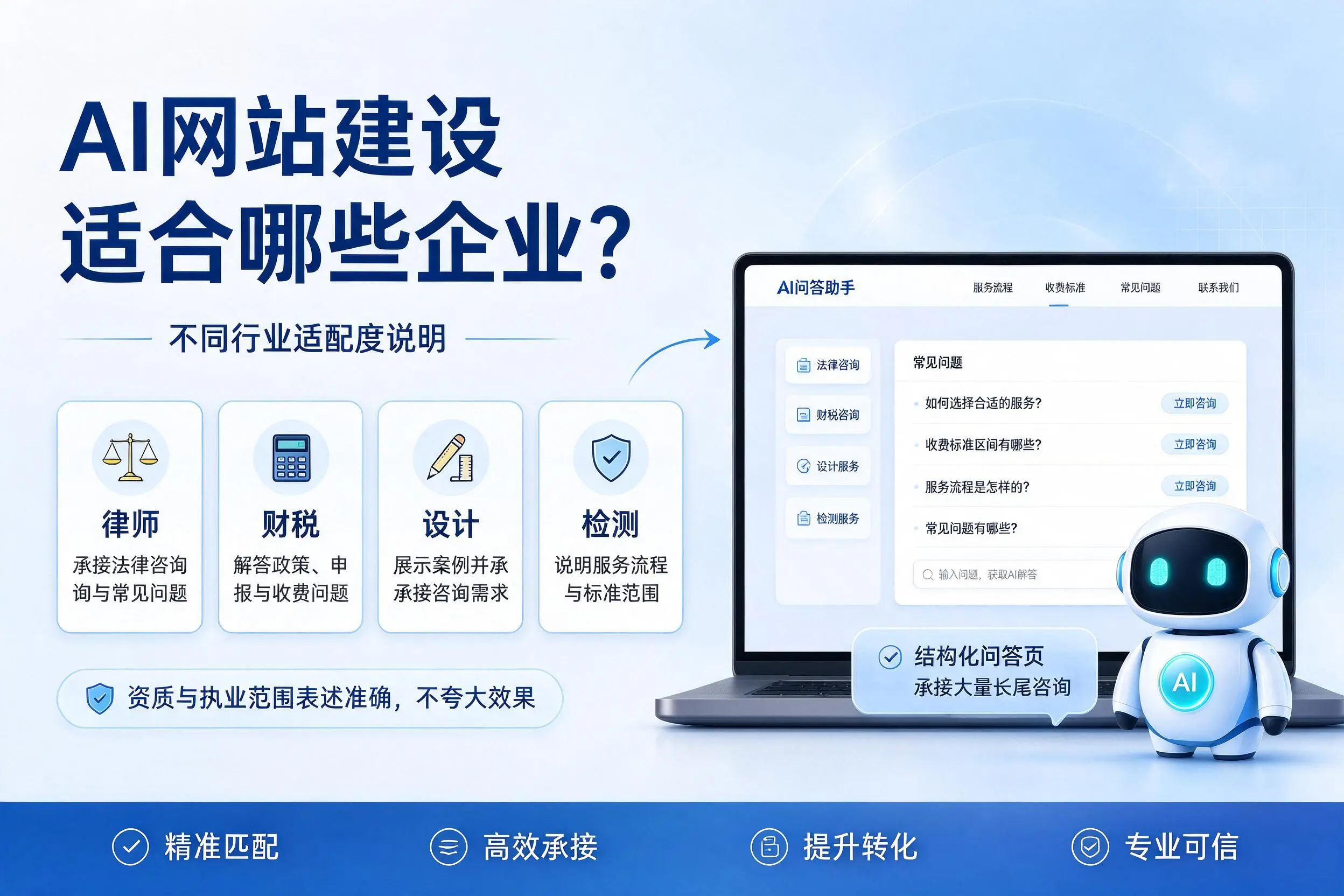 AI网站建设适合哪些企业?德宏不同行业适配度说明